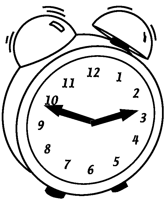 Clock Coloring Pages